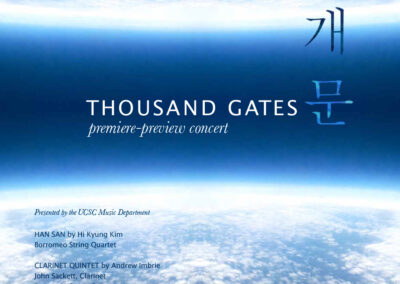 Thousand Gates concert poster