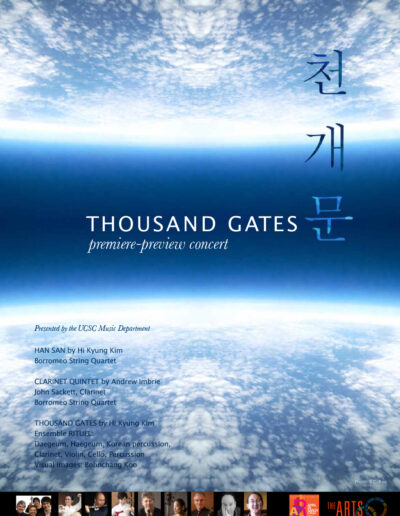 Thousand Gates concert poster