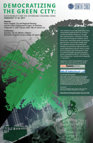 Democratizing the Green City poster