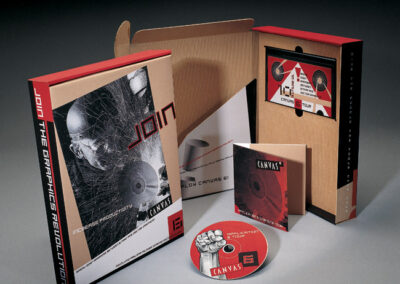 Revolution packaging for Canvas software for Bob Rauchman